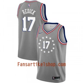 Philadelphia 76ers Trikot J.J. Redick 17 2018-19 Nike City Edition Grau Swingman - Herren